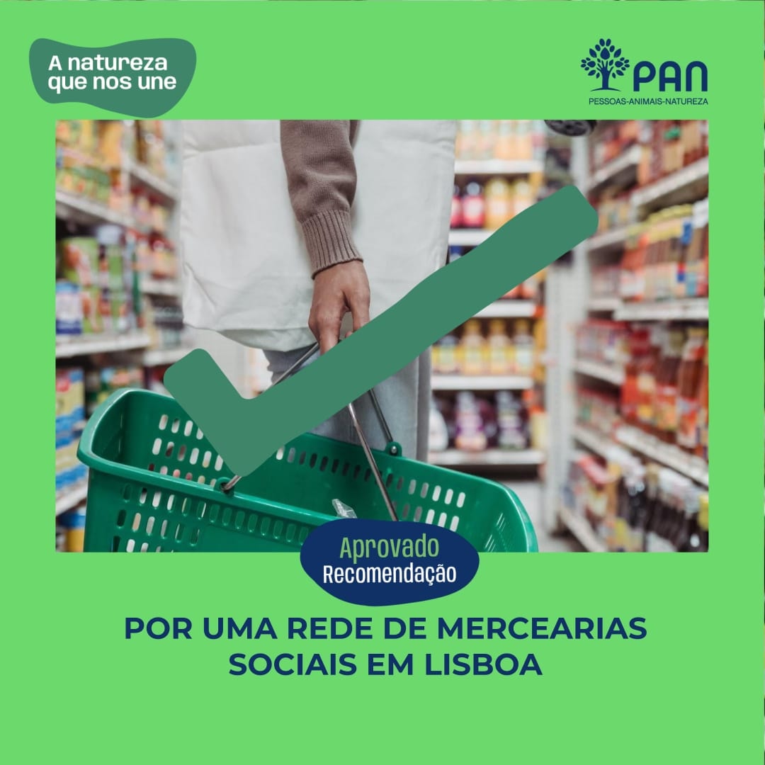 pan_lisboa's tweet photo. REDE DE MERCEARIAS SOCIAIS OU SOLIDÁRIAS EM LISBOA APROVADA pela Assembleia Municipal de Lisboa por Recomendação do PAN💚

Para maior participação, dignidade e possibilidade de escolha. E evita-se também o desperdício pois as famílias só escolhem aquilo que consomem.
#panlisboa https://t.co/WW3qx9ymNG