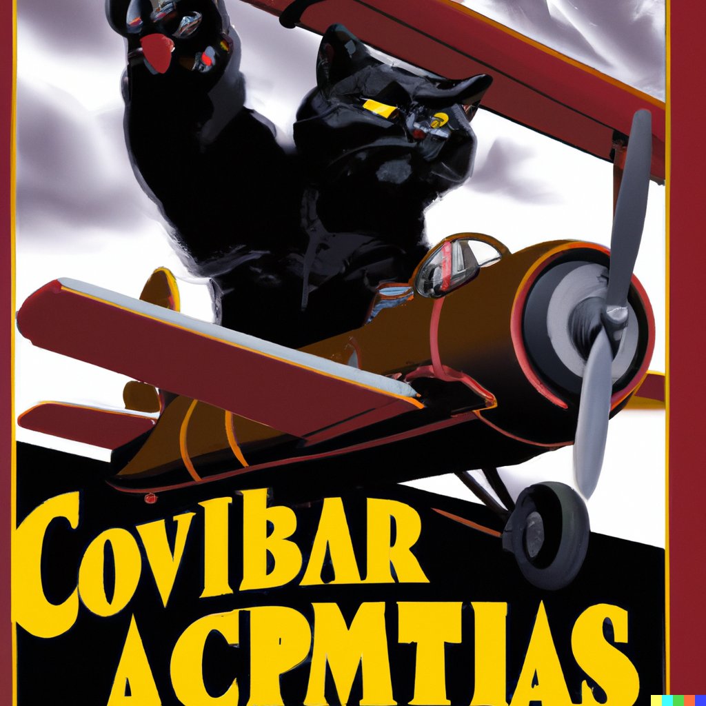SustoFelix's tweet photo. So I was playing with AI and decided to ask it to make black cat in soviet style propaganda poster with tanks and planes. Not bad, I kinda like these. https://t.co/WyJ6zLLyXJ
