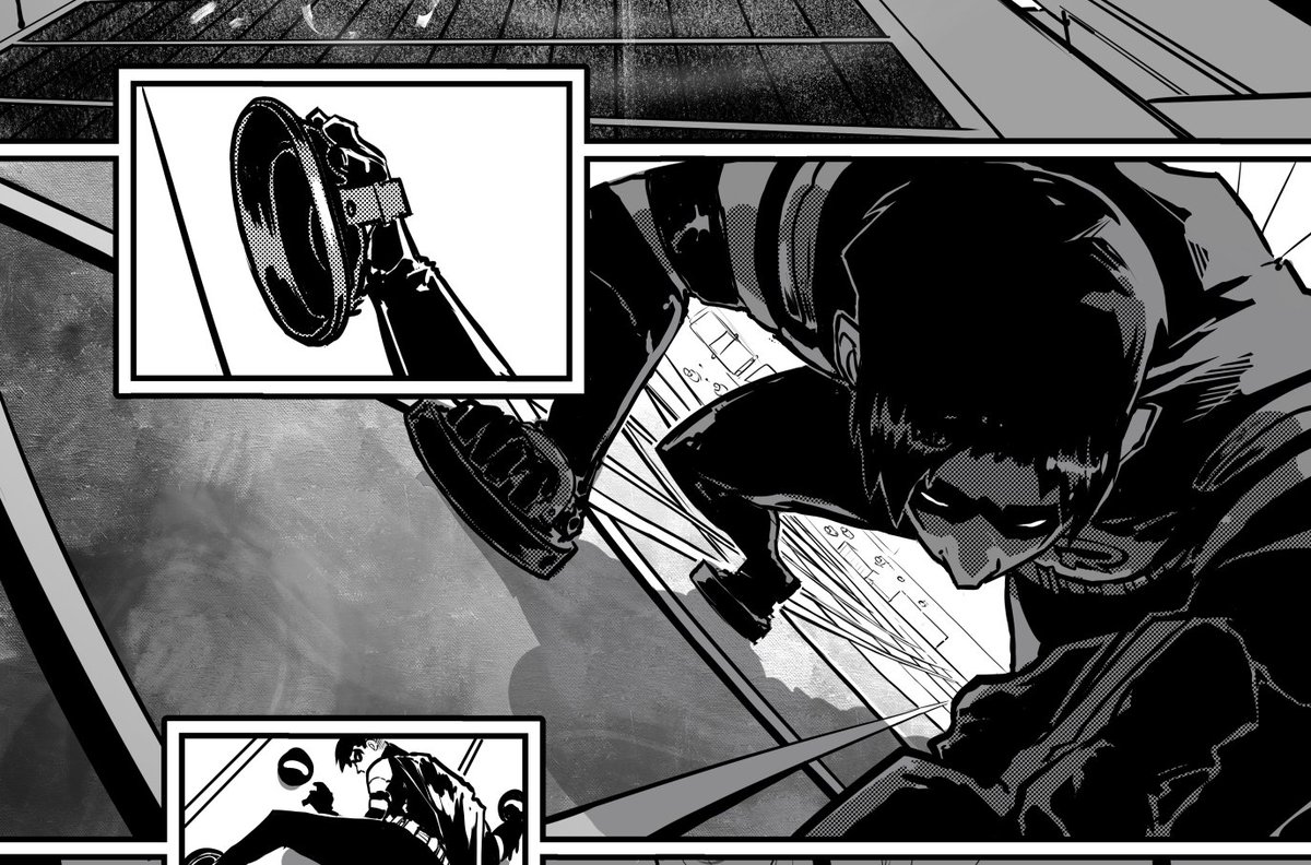 Tim Drake: Robin #9 is out! Have you read it already?  We had a lot of fun wth this one. I'll share my favorite page in a few days to give more people the chance to see it first.   Writen by @megfitz89  Lines by me!  Colored by Lee Loughridge And lettered by Tom Napoitano