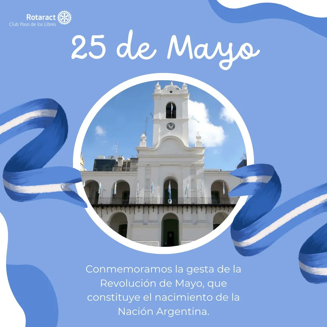 RtcPLibres's tweet photo. 🇦🇷🇦🇷25 🄳🄴 🄼🄰🅈🄾: ¡🄵🄴🄻🄸🅉 🄳🄸🄰 🄳🄴 🄻🄰 🄿🄰🅃🅁🄸🄰!🇦🇷🇦🇷
#VivaLaPatria #Argentina #diadelarevolucion #25DeMayoDe1810 https://t.co/j4e2LTsKSJ