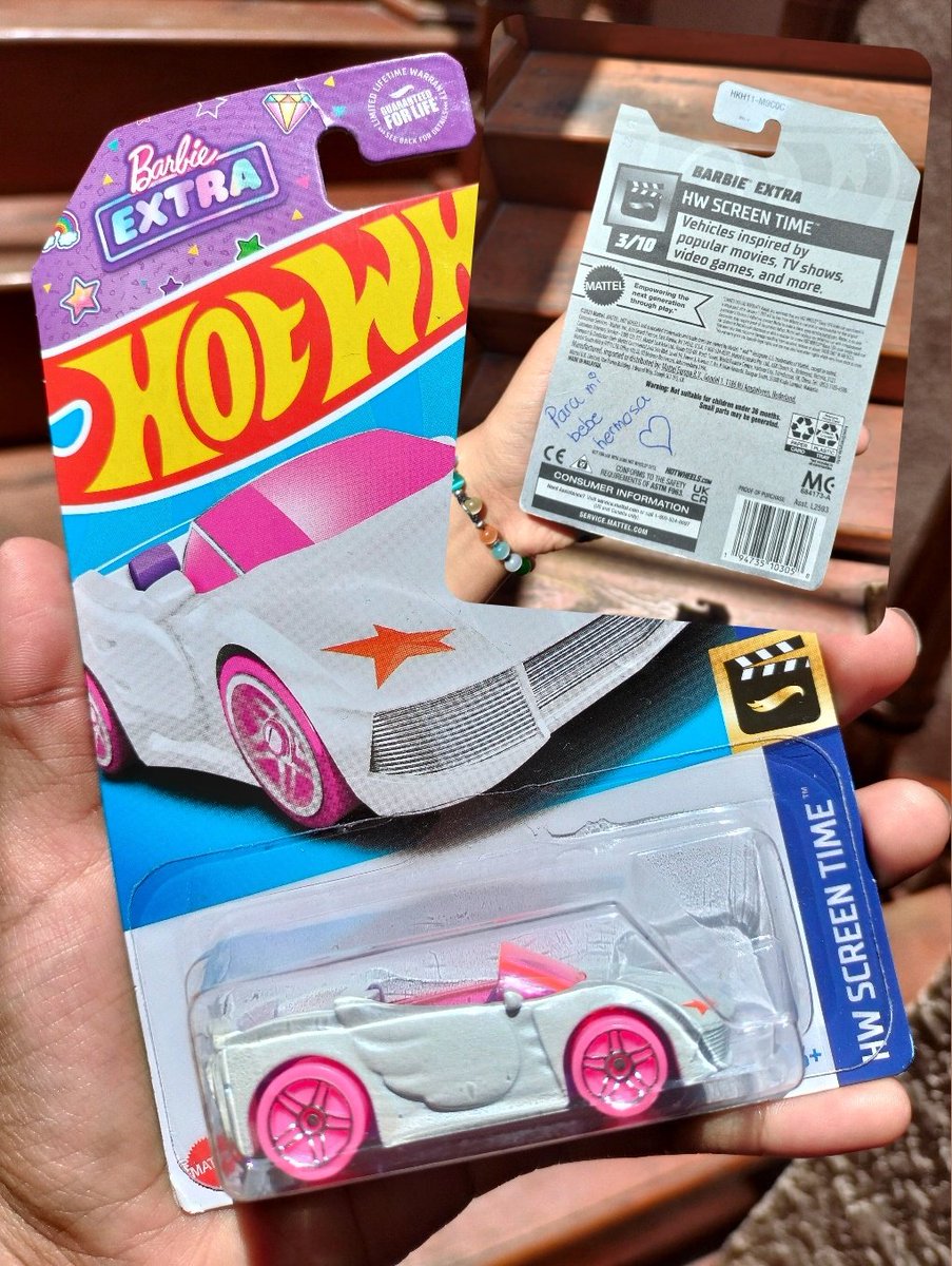 ridanielaa's tweet photo. Mi novio me dio un hot wheel de Barbie🥰 https://t.co/gSLMZHCYT7