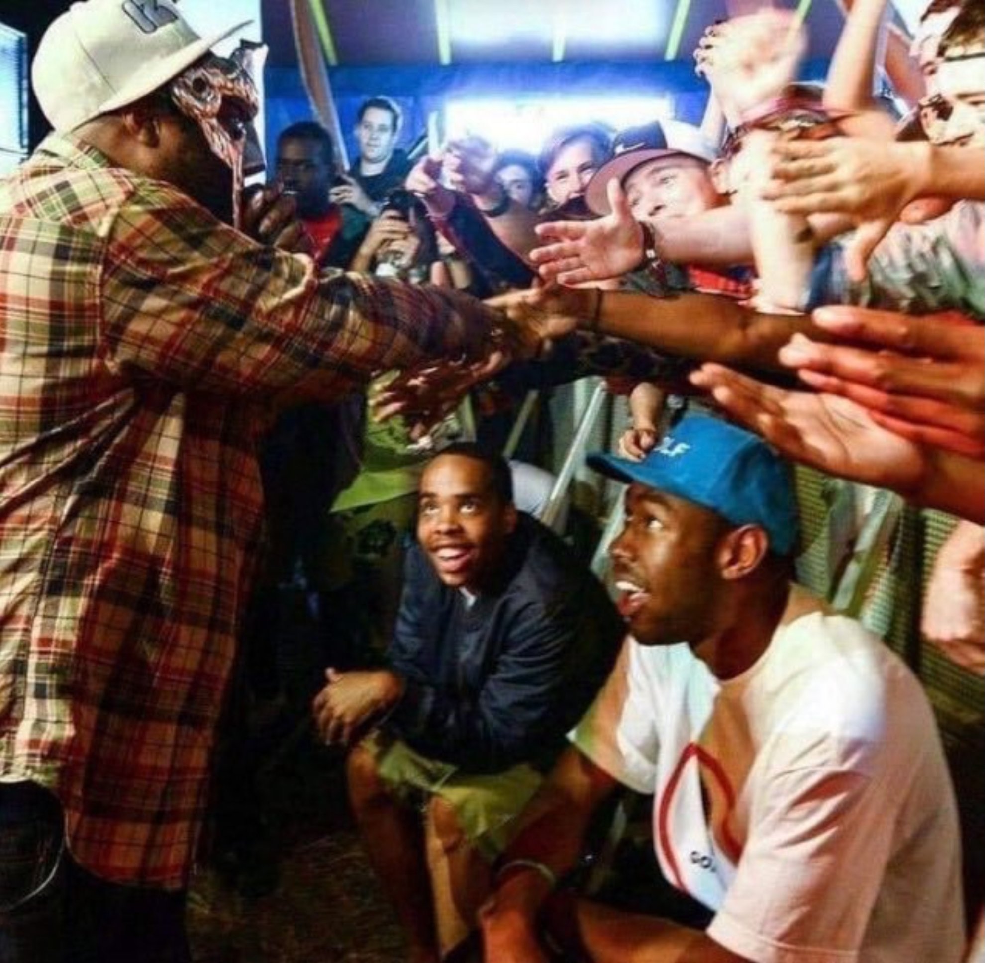 SAINT on X Tyler the Creator Earl Sweatshirt meet MF DOOM for the first time 2013 https t QPaOeA3LCh X