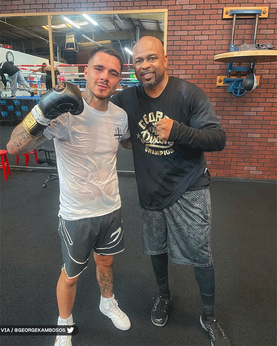 trboxing's tweet photo. 🙌 @RealRoyJonesJr has been making the rounds in the TR Gym. https://t.co/HhfCXBCpXg
