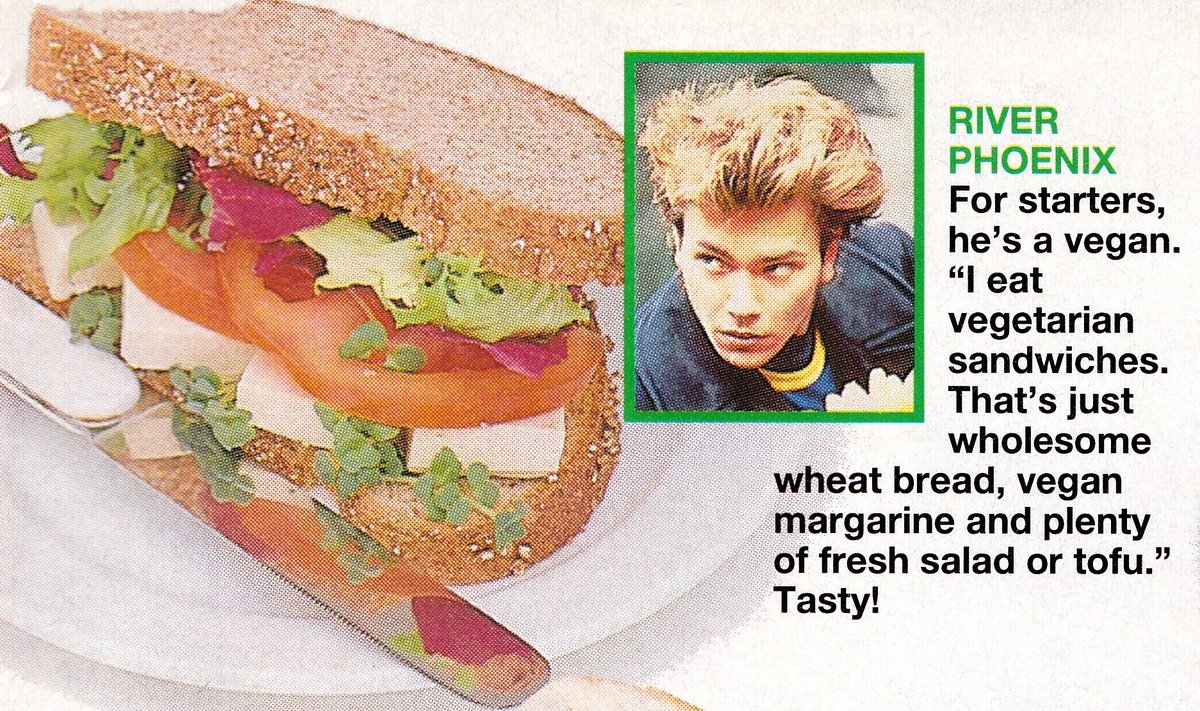 Tips for a sandwich by River Phoenix
