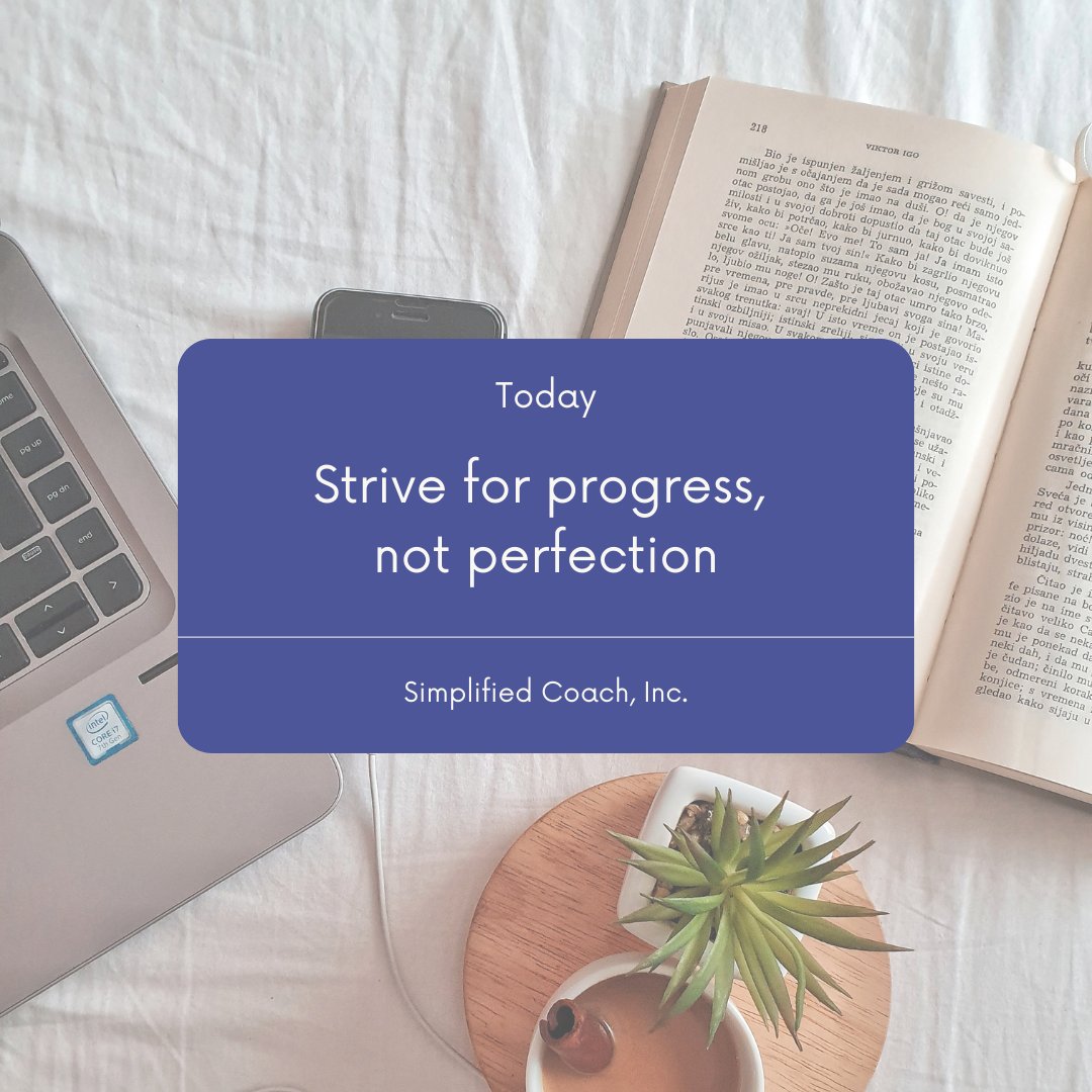 SimplifiedCoach's tweet image. Embrace Imperfection: Progress as the Path, Perfection as the Horizon.
#ProgressOverPerfection #EmbraceImperfection #StriveForProgress #PerfectionIsOverrated #EmbraceTheJourney #GrowthMindset #ContinuousImprovement