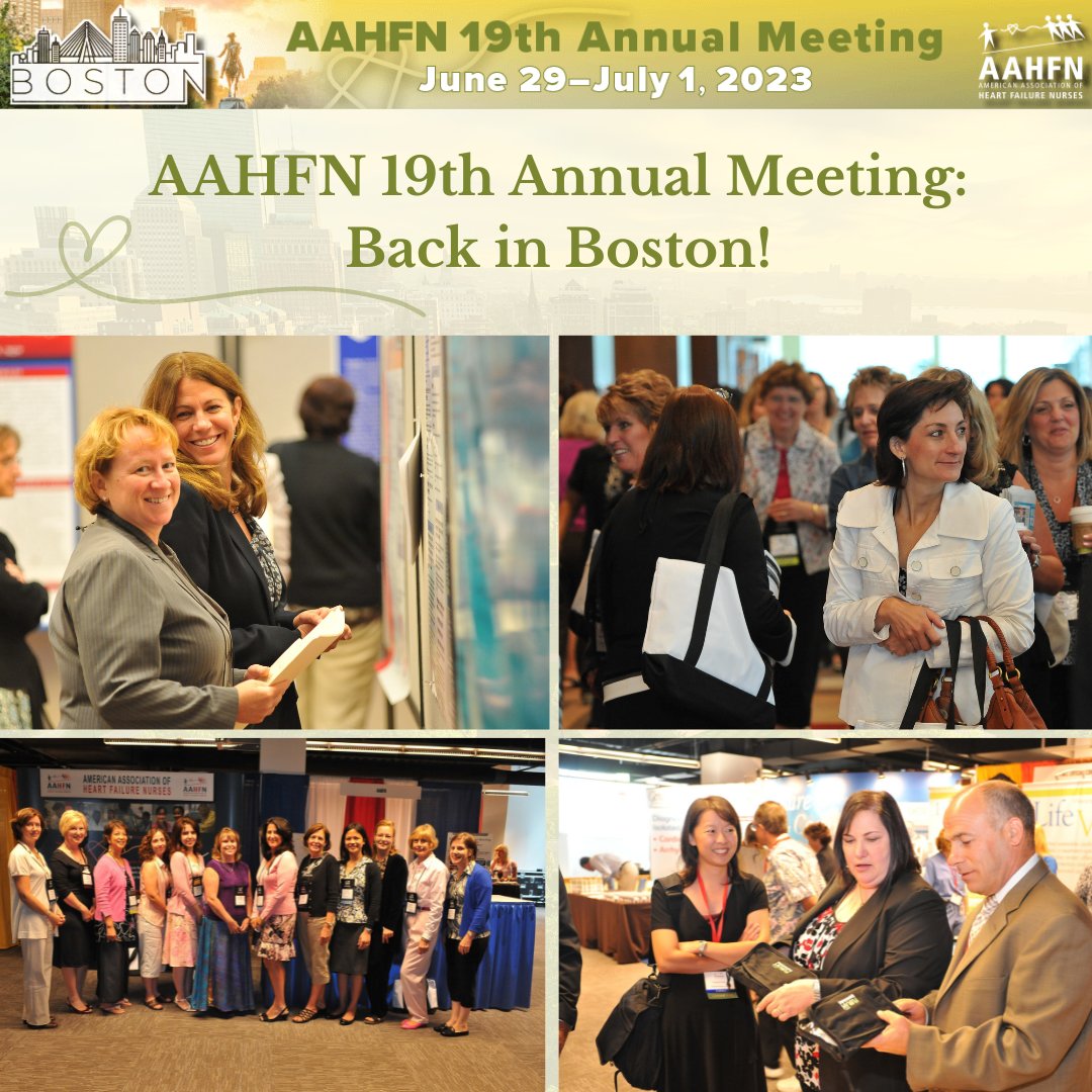 AAHFN's tweet photo. Throwback Thursday! In 2008, AAHFN held our Annual Meeting in Boston, Ma, and now we are back! We are so excited for you to join us for another incredible Annual Meeting in Boston❤️
https://t.co/HPfoSJFs3W
#throwbackThursday #backinBoston #aahfnAM2023 #heartfailurenurse https://t.co/p7SsB2wZGH
