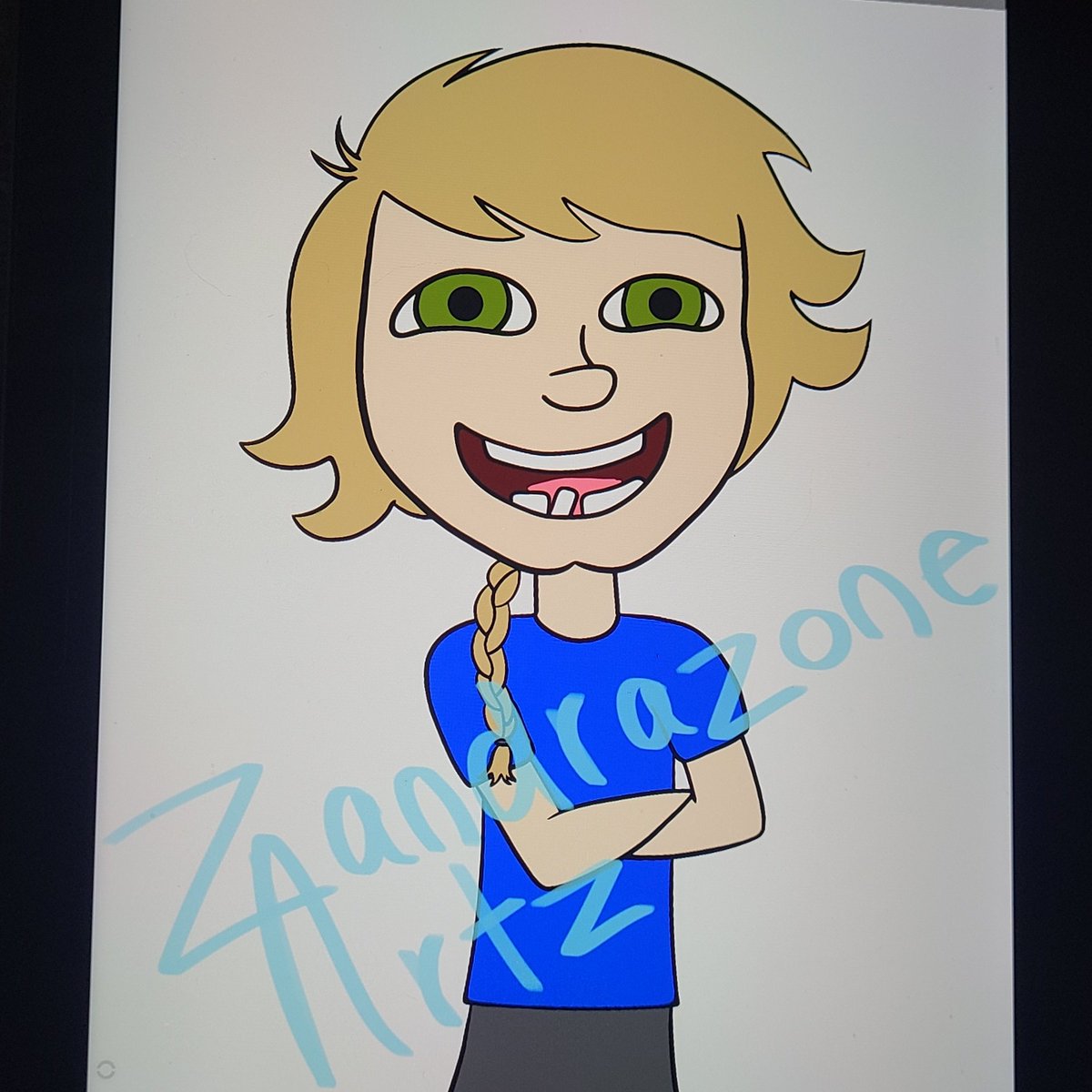 Toothless main character, Ryder Jay. 💗💗 
#BookTwitter #bookillustration #childrensbook