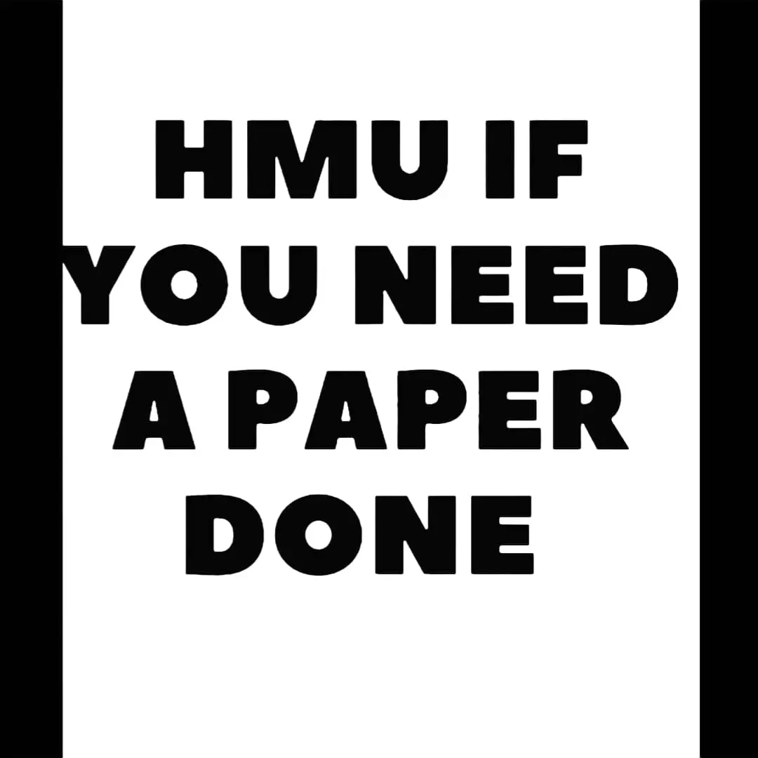Do you need help with a paper?? DM me and I will deliver a top-notch paper. #gramfam #gramfam24 #gramfam25 #gramfam26