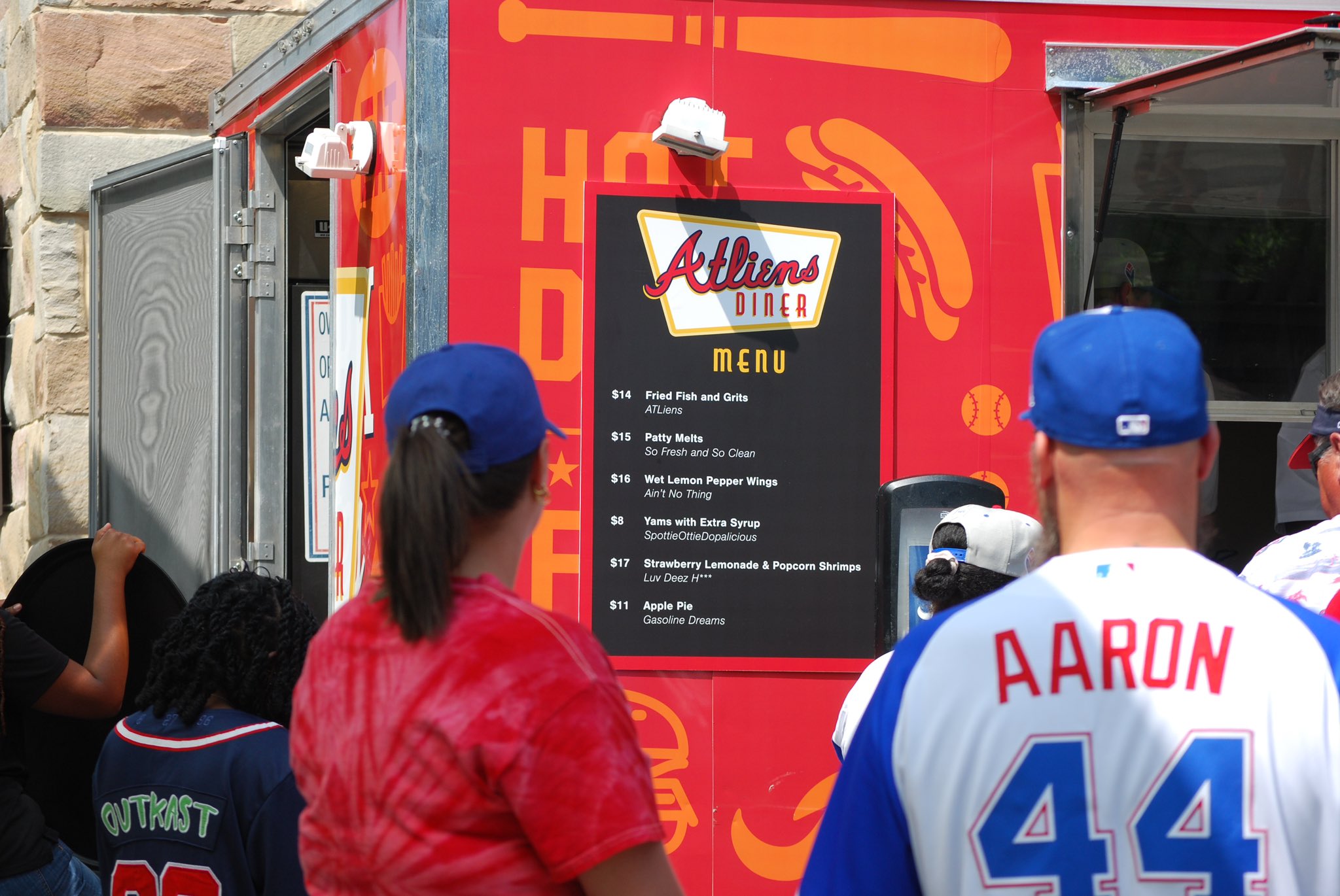 Atlanta Braves on X: The ATLiens Diner: Open today only in the plaza near  the right field gate 😋 #OutkastNight 🛸  / X