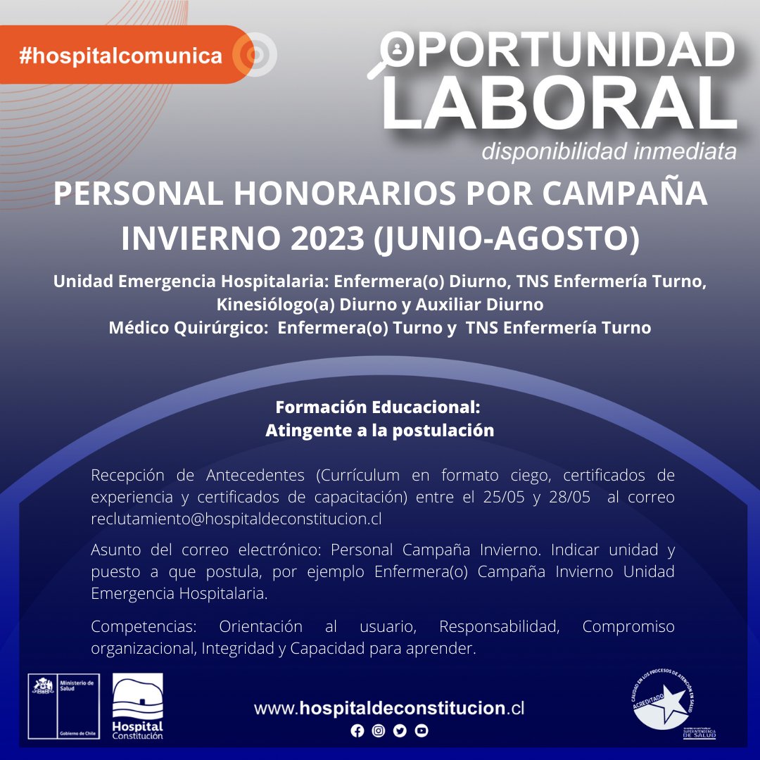 Hospital de Constitución tweet media