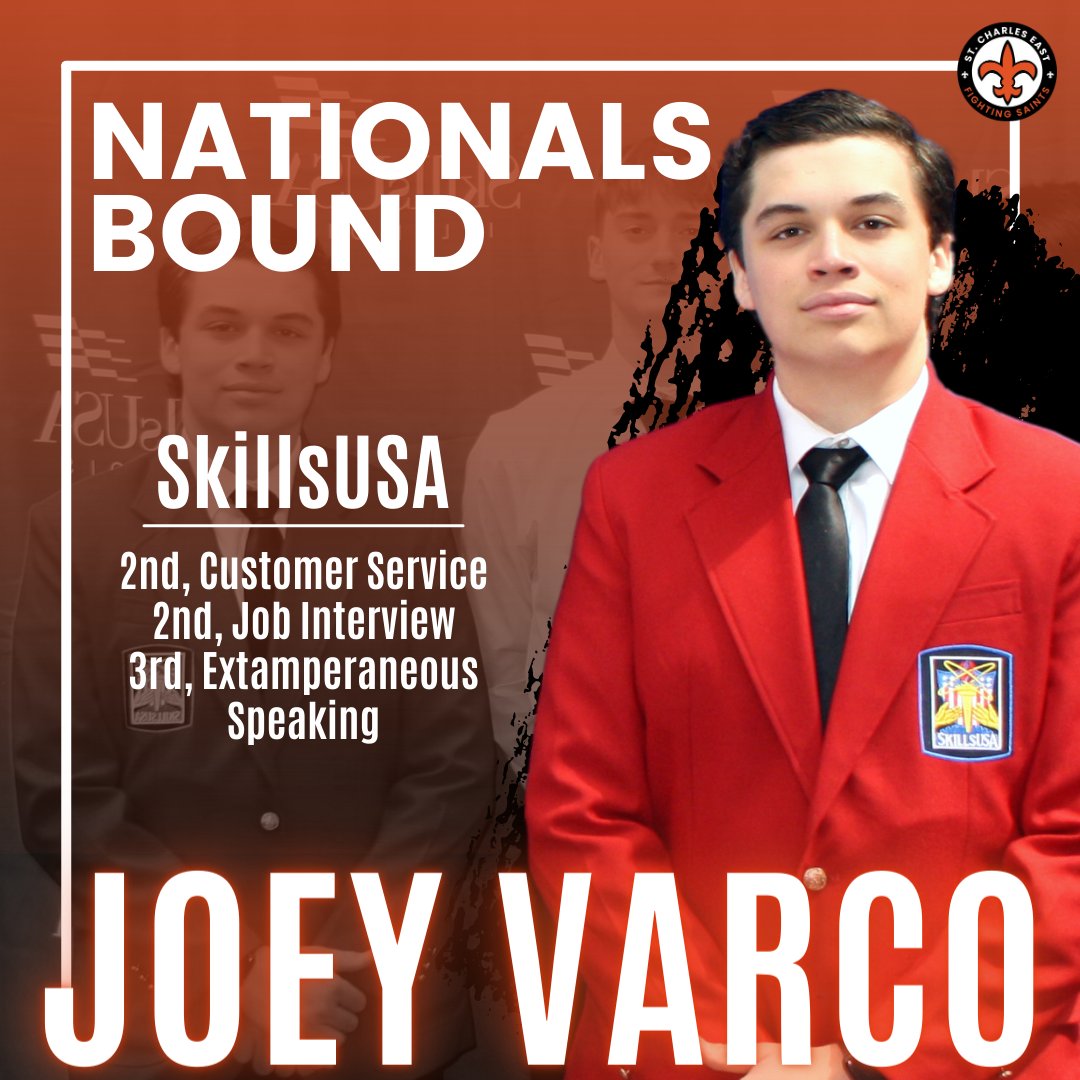 🏆️🎉 Congratulations to Jack Borri, Audric Serador, and Joey Varco for their top finishes at the SkillsUSA Illinois State Leadership
and Skills Conference! They will be moving on to the National Conference in Atlanta, Georgia on June 19 - 23. Best of luck! #D303Pride