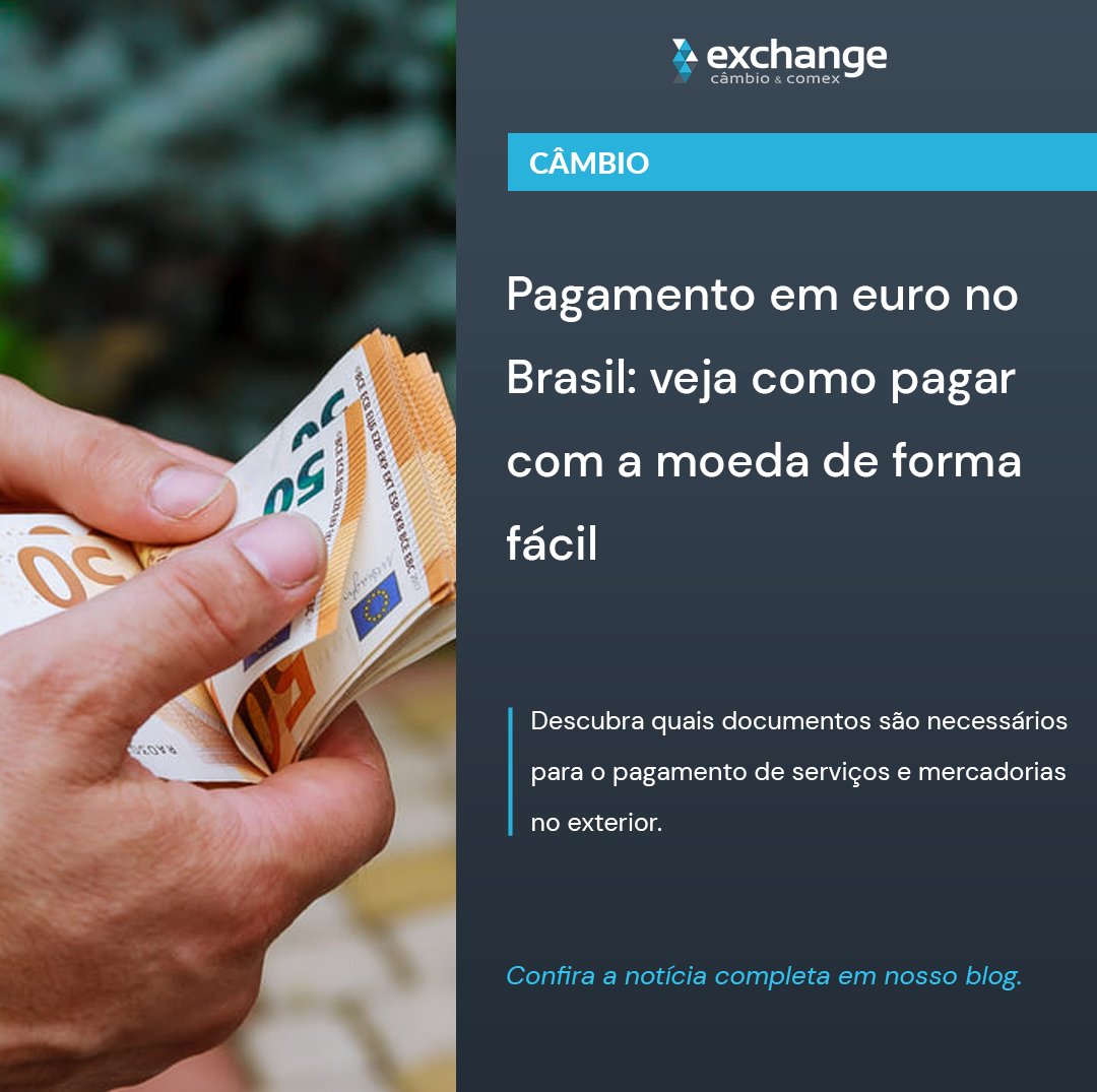 NowExchange's tweet photo. Descubra quais documentos são necessários para o pagamento de serviços e mercadorias no exterior. Saiba como a Exchange pode te ajudar: https://t.co/D0ReyycAnO

#pagamentosinternacionais #remessasinternacionais #remessainternacional #câmbio #euro #exchange #exchangenow https://t.co/lWNmiYTAAy