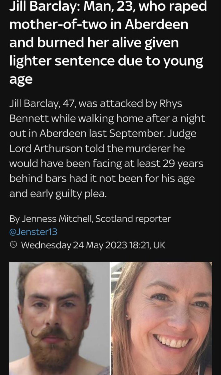 How is 23 too young for the full consequences of r*pe and murder?

Someone in Scotland help me out here, I don't get it.