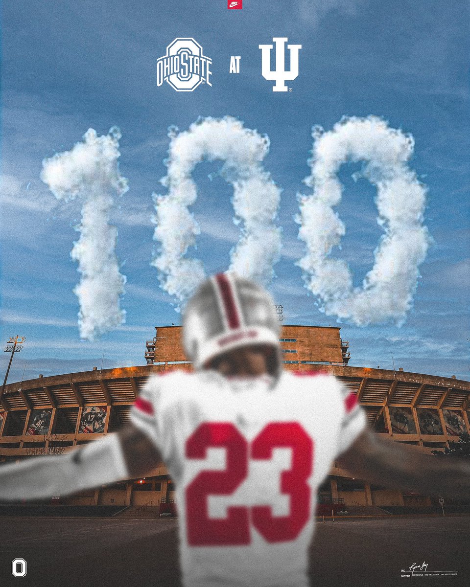 OhioStateFB's tweet photo. buckeye football is back in 💯 days https://t.co/YxNKR4G5q5