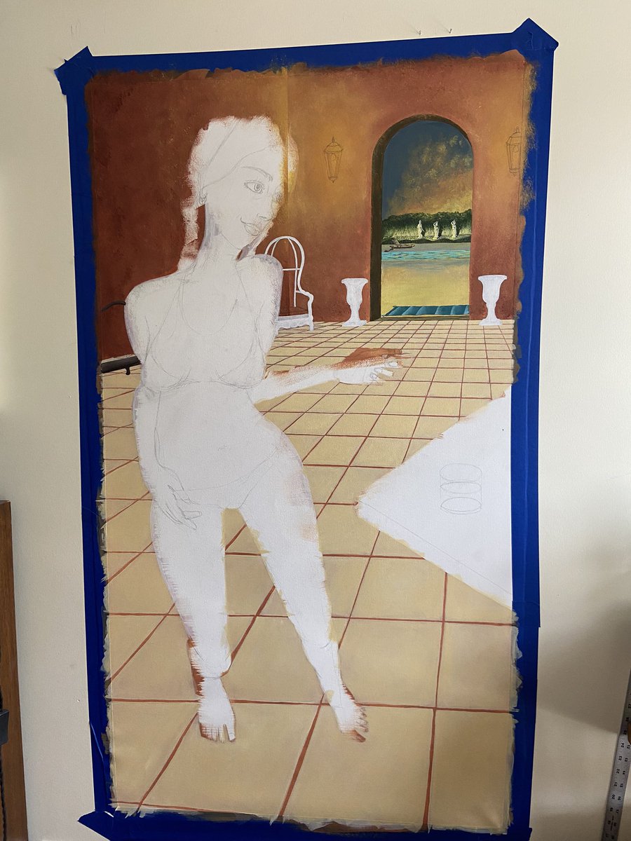 details and technical skill turn me on. I’m excited to keep working on her this week