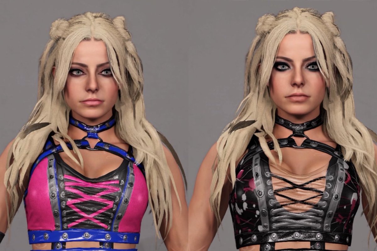 AND THEY‘RE UPPPP! ✨

Gigi, Jacy, Bianca, Shotzi and Alexa are now available on CC.
They can all be set as Alt. Attires!

Hashtags: AlexaBliss, GigiDolin, JacyJayne, Shotzi, BiancaBelair, MissBellaOrton.

Enjoy 🤍 - dm if you have any wishes! 

(Special thanks to @qwertiakk 🙌🏼!)