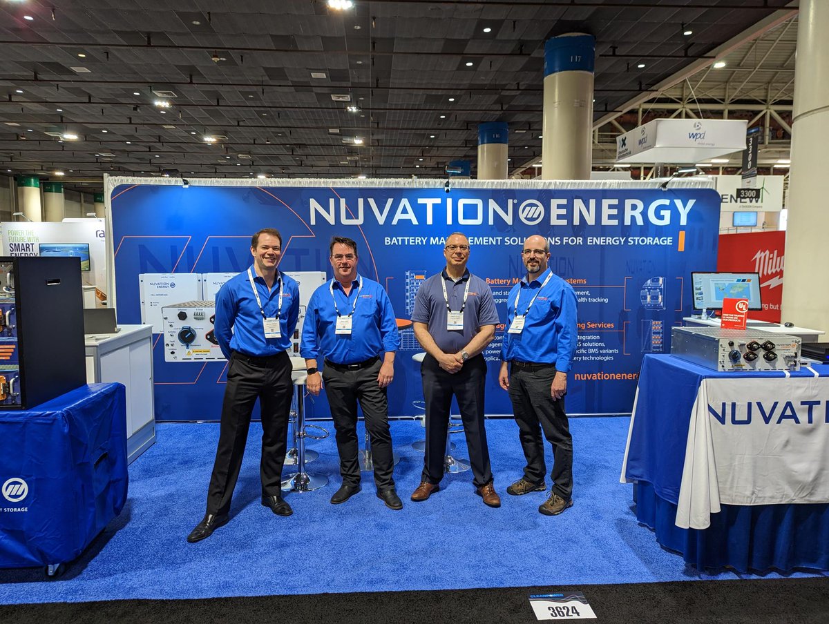 nuvationenergy's tweet image. That&apos;s a wrap! #CleanPower2023 was a success😍 Thanks to everyone who stopped by our booth. We hope to see you next time!