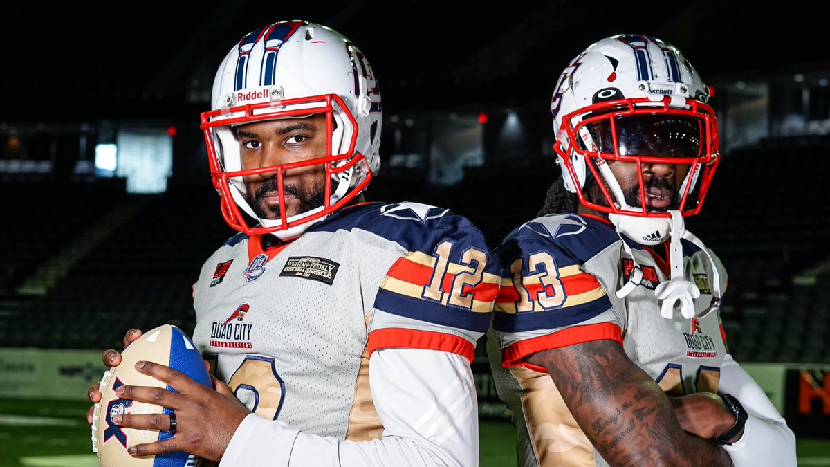 QCSteam's tweet photo. Defend the Nation 🇺🇸🎖️

2023 Military Night Jerseys presented by Wheelan-Pressly Funeral Home &amp; Crematory

Jerseys will be auctioned off at the conclusion of this Fridays game!

📸: @DustinEVisuals 

#sQUADCITY | #RefuseToSink https://t.co/e3V9ZLX6DF
