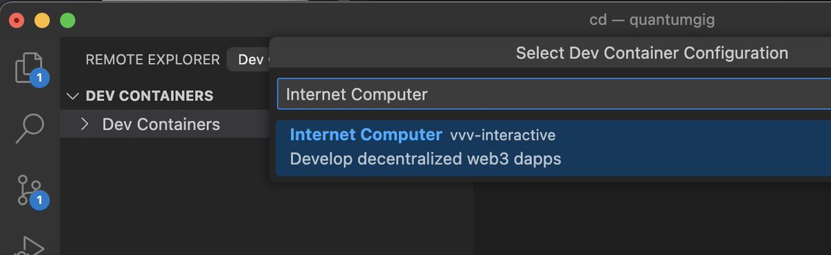 anvil_ic's tweet photo. #ICP We are absolutely thrilled to announce that we have successfully added a Dev Container for the Internet Computer to both VS Code desktop and Github Codespaces. This addition, which was just approved a few hours ago, will now be globally accessible in every application that supports the dev container specification. Significantly, this marks the first-ever inclusion of a Web3 Dev Container template into such a registry.