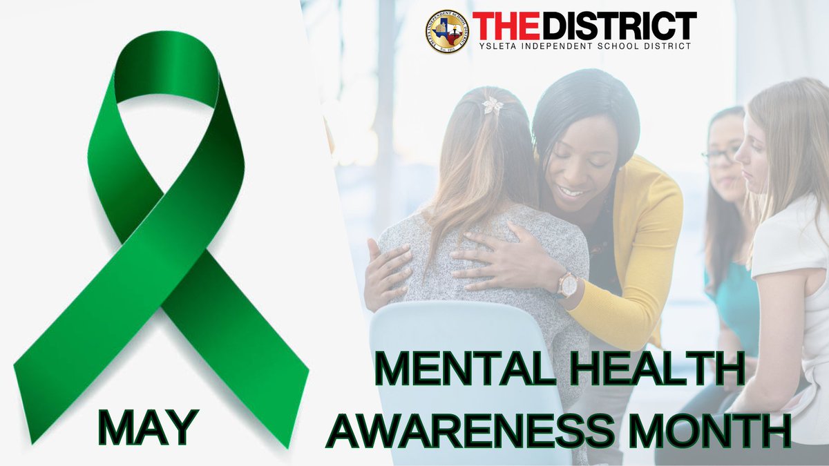 May is Mental Health Awareness Month, and #THEDISTRICT wants to remind you that support is available 24/7/365. If you or someone you know is struggling with mental health, don't hesitate to reach out for help. Call 888-515-0595 or visit caresolace.com/ysleta. You're not alone!