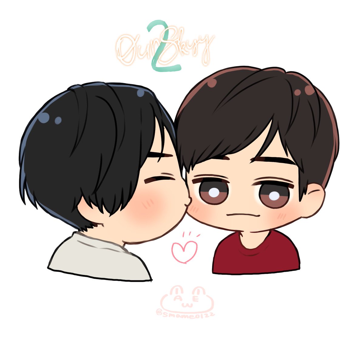 smame0122's tweet photo. 😘💖💖💖
#OurSkyyxBadBuddy 
#OhmNanon #PatPran
#badbuddy_fanart https://t.co/CGHB7WbYSk