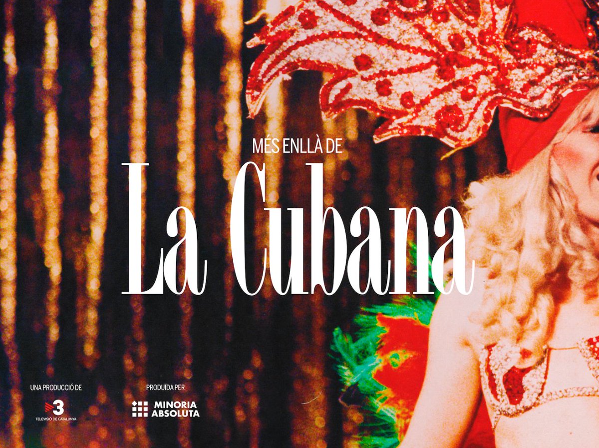 Pro_Docs's tweet photo. @DocsBarcelona 👉"Més enllà de La Cubana", producció de @tv3cat amb @MinoriaAB.
Un viatge vivencial amb alguns dels actors més coneguts de la companyia teatral, com Mont Plans, Mercè Comes, José Corbacho, Santi Millán, Jaume Baucis i Montse Amat.
#DocsTV https://t.co/Oakmi6jct4