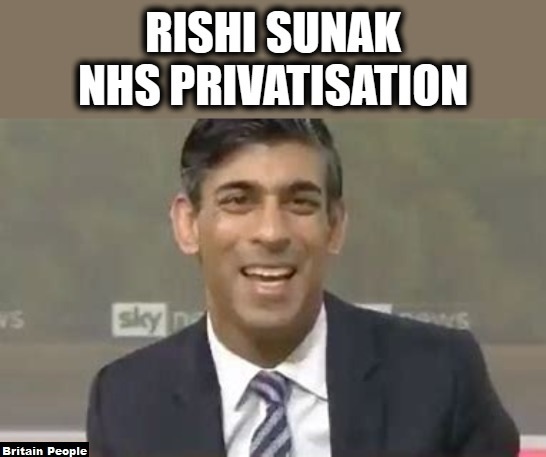 🚨NEW:  NHS PRIVATISATION

🔴Sunak FORCES GPs to refer patients to PRIVATE care

It feels like the end of NHS as we know it (in England)

GP refers to private > Costs come directly out NHS budget…  Private sector expands > NHS shrinks

KILLING OUR NHS?

- @danielgoyal