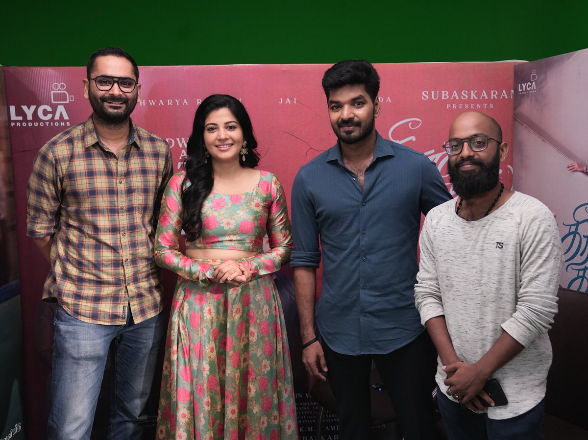 Interview with #TheeraKaadhal team @rohinv_v @SshivadaOffcl @Actor_Jai 😀 Link: youtu.be/awHI5EAplUc