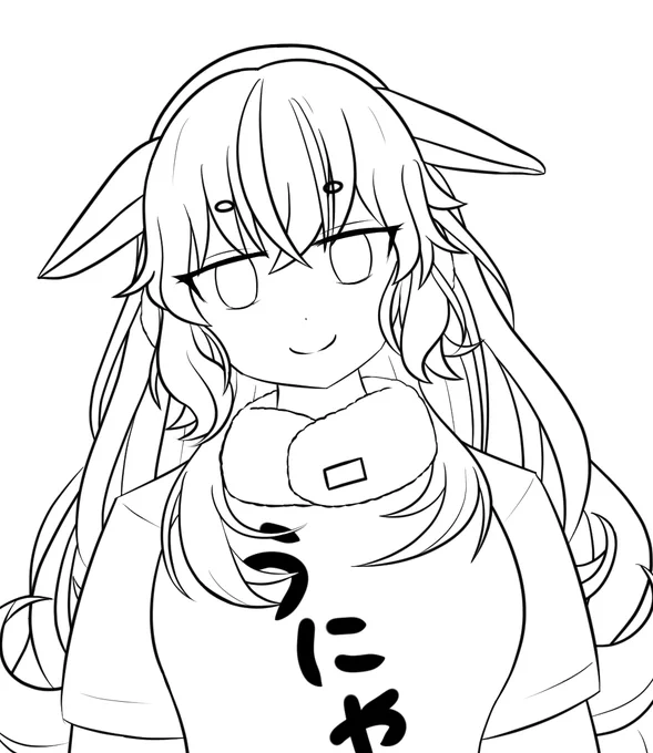 線画までは上手い
