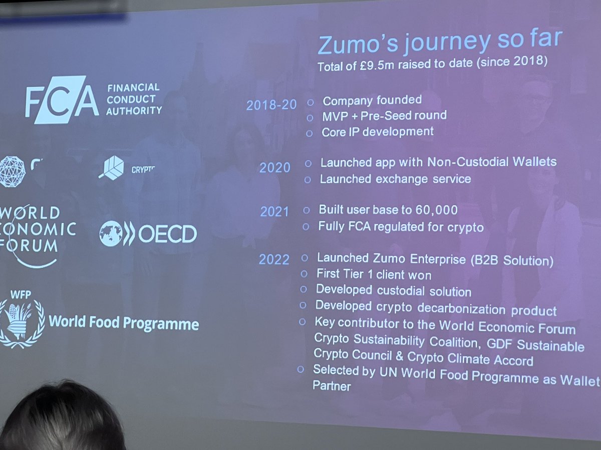 SteedmanAccts's tweet photo. Nick Jones of @Galvanisedigi and Zumo discusses the trials and tribulations of setting up custodial digital asset wallets in Scotland #cryptolabscot https://t.co/DdhcLieasC