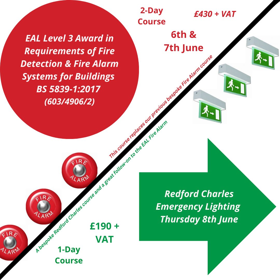 Fire Alarm and Emergency Lighting 🔥 💡   Book your courses today!

#firealarm #firedetection #eal #level3 #electricaltraining #electrician