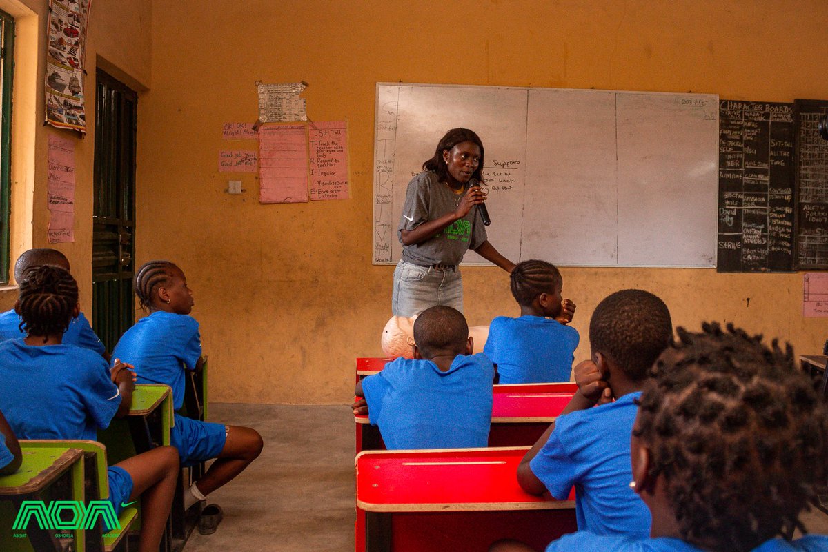 AOAcademy's tweet photo. Highlights of the fourth edition of #sheplaysbyaoa in partnership with @nike @women_win 

Enriching the African girl child through education and sports .

#sheplaysbyaoa 
#sportintervention 
#educationalintervention 
#humanitarianintervention https://t.co/ULSXHNx6ff