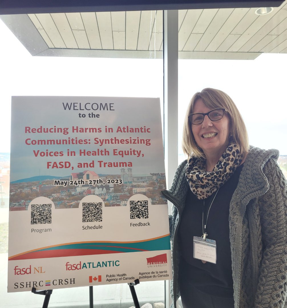 OCYANL's tweet photo. We are very pleased to be at the #reducingharms in Atlantic Communities Conference this week. #fasdnl #FASDAtlantic https://t.co/b8gaqf9Bns