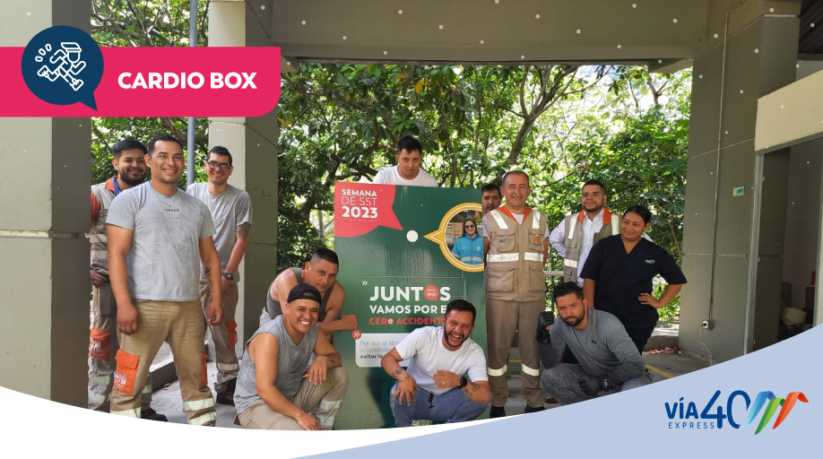 ViaSumapaz's tweet photo. 📍Realizamos una jornada de #CardioBox, en la cual, nuestros colaboradores y los colaboradores de las empresas contratistas del proyecto reconocieron la importancia de cuidar su salud y realizar acciones en pro de su bienestar☝. Conoce cómo vivimos este encuentro.
🔊Estas actividades son herramientas que nos permiten avanzar por nuestro objetivo de cero accidentes.
-
#Vía40Express #VINCIHighways #SST #SaludEnElTrabajo #SeguridadEnElTrabajo #TrabajoSeguro #MovilidadPositiva #SafetyWeek #TogetherWeCare #PositiveMobility #VINCIConcessions #CeroAccidentes