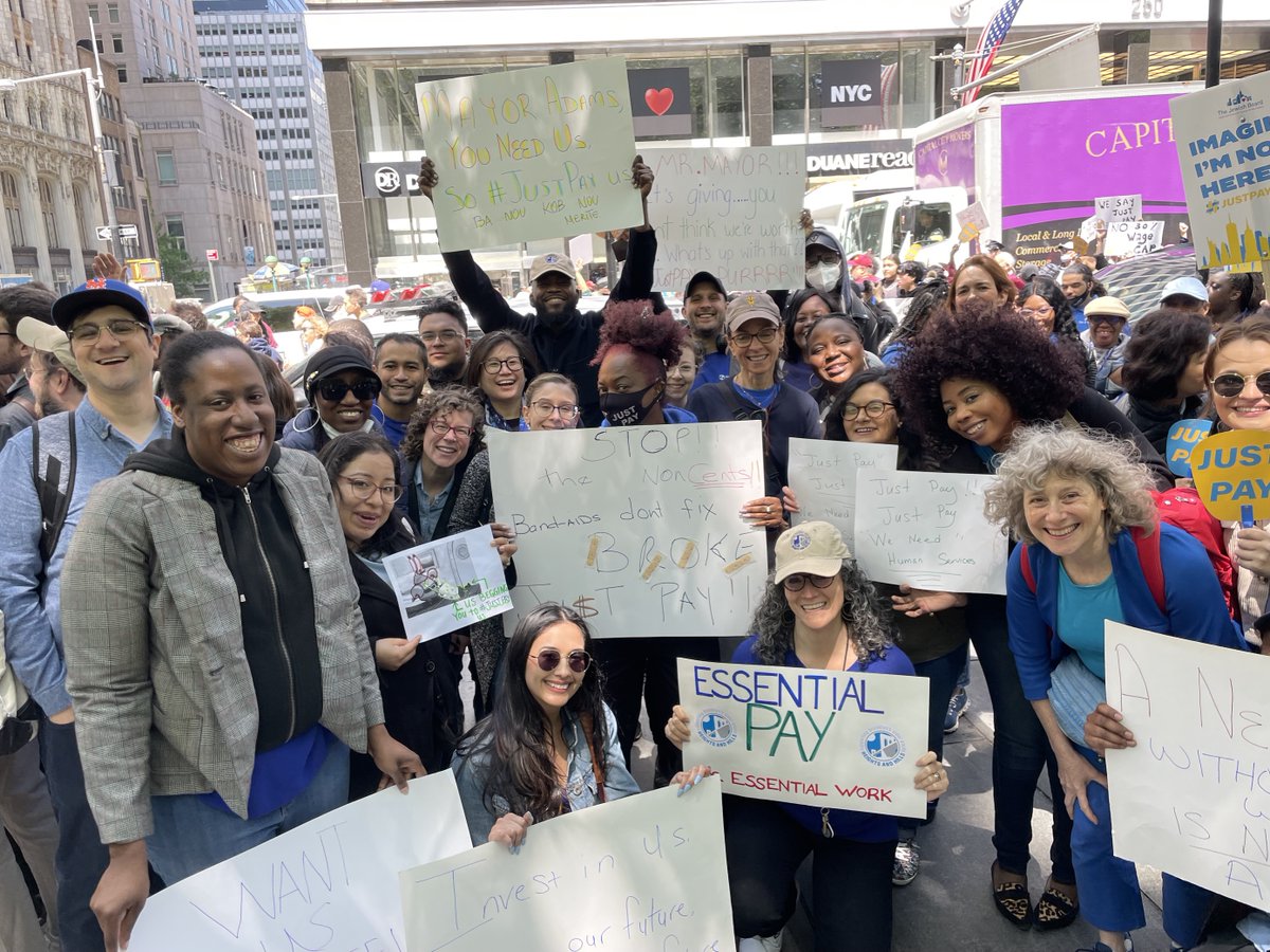 Without human services, what would our communities become? We don’t want to imagine it, but it might become reality if we can’t staff our programs due to the City’s poverty wages. <a href="/NYCMayor/">Mayor Eric Adams</a> #JustPay our workers so we can keep serving our communities! #DayWithoutHumanServices
