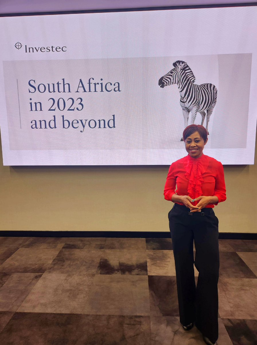 So good to be home! About to moderate Investec event. In conversation with <a href="/justicemalala/">Justice Malala</a> . A landscape analysis of the state of the nation, repo-rate, blackouts, leadership, where are we heading?