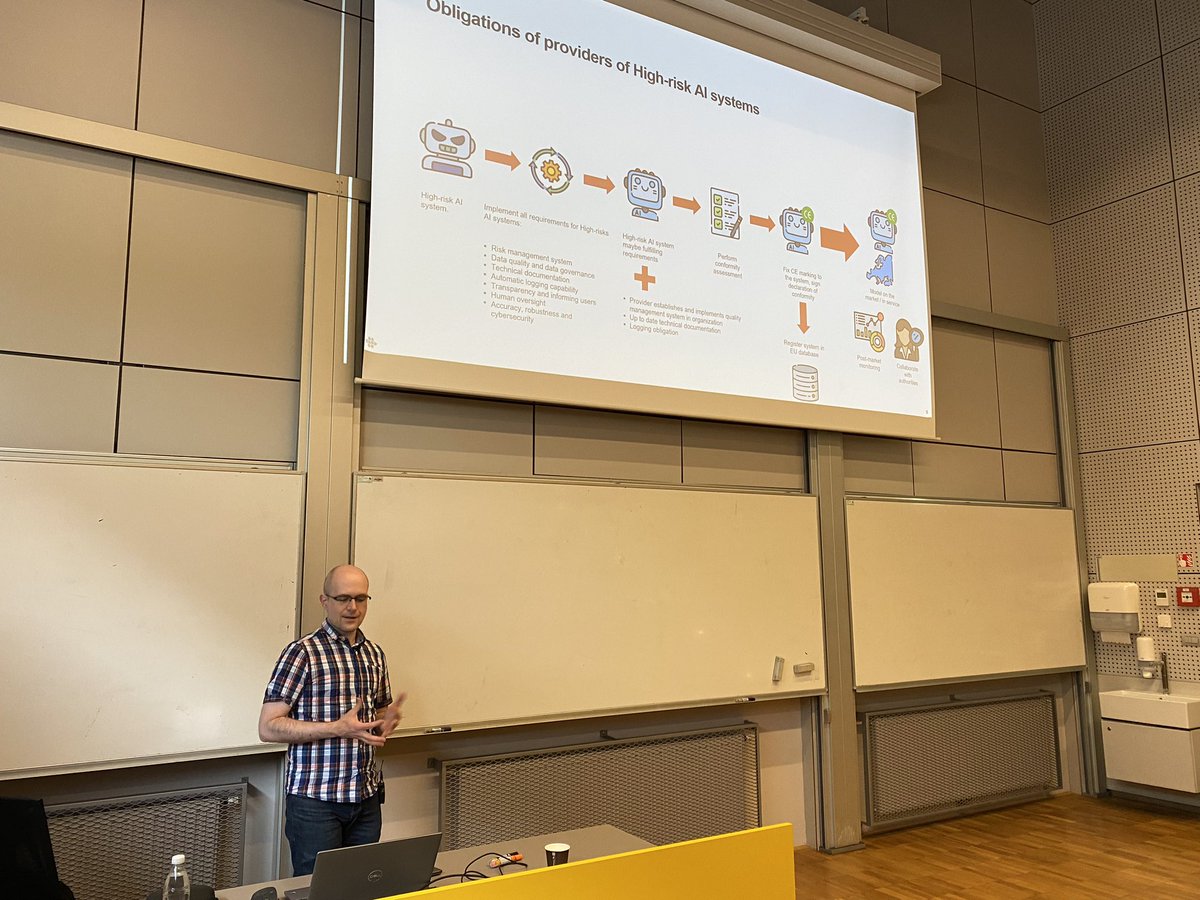 Slavko Žitnik (@szitnik) on Twitter photo Last #MLOps lecture by <a href="/Boris_Cergol/">Boris Cergol</a> <a href="/ul_fri/">UL FRI</a>. Thanks to <a href="/bostjankaluza/">Bostjan Kaluza</a> and Andrej Miscic for co-organization of the course! Last #MLOps lecture by <a href="/Boris_Cergol/">Boris Cergol</a> <a href="/ul_fri/">UL FRI</a>. Thanks to <a href="/bostjankaluza/">Bostjan Kaluza</a> and Andrej Miscic for co-organization of the course!