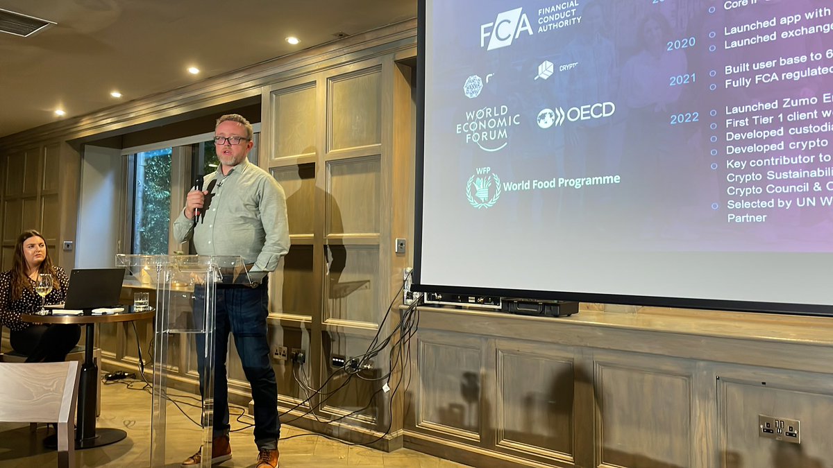 Really interesting hearing about the work <a href="/zumopay/">Zumo</a> is doing widening access to digital assets #CryptoLabScot