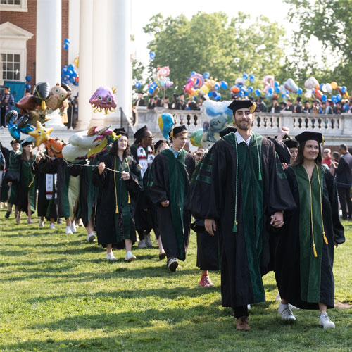 The School of Medicine was excited and proud to see our graduates walk the Lawn on Sunday. We can't wait to see their impact on patients' lives and communities.  @DeanMKibbe <a href="/uvahealthnews/">UVA Health</a> #2023SOMGraduation #UVAFinalExercises 
Watch the video: ow.ly/hKUb50Ow5BM