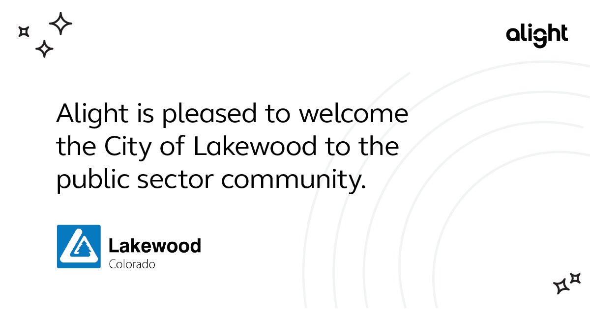 AlightSolutions's tweet image. Welcome @LakewoodColo as a Workday &amp;amp; Alight customer. We will be partnering together to deploy @Workday Financial Management, HCM and Payroll, powering transformation across HR, finance and payroll. alig.ht/HcTr50Ota1b #publicsector #digitaltransformation #workdaypartner
