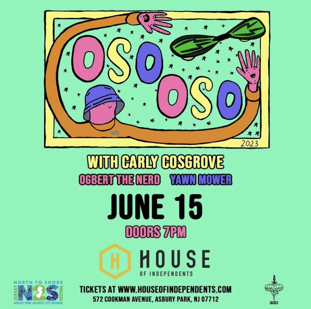 CarlyCosgrovePA's tweet image. Playing North2Shore Festival next month with @osoosoband in Asbury Park! Tickets available now!