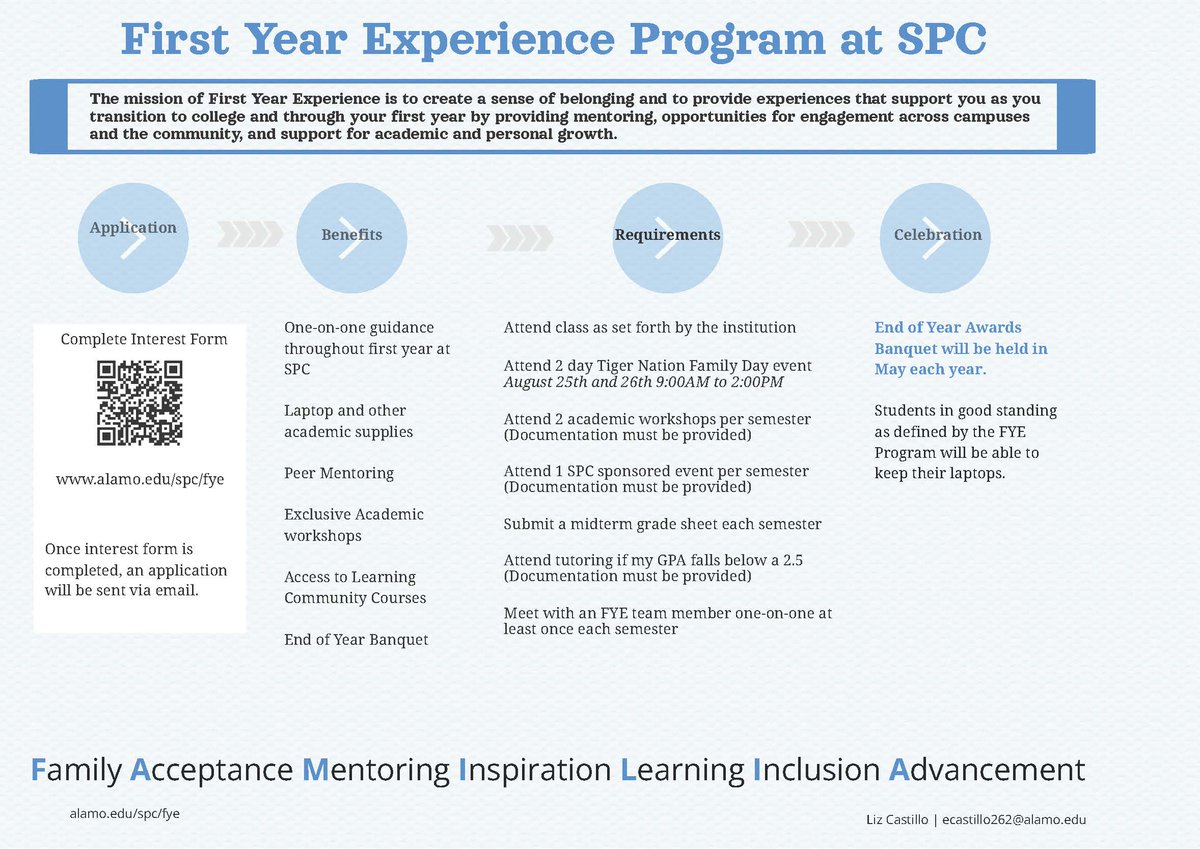 setc_alamo's tweet photo. Apply now to become a member of the First Year Experience Program @ St. Philip's College! See flyer for more details. https://t.co/T1948dbhyj