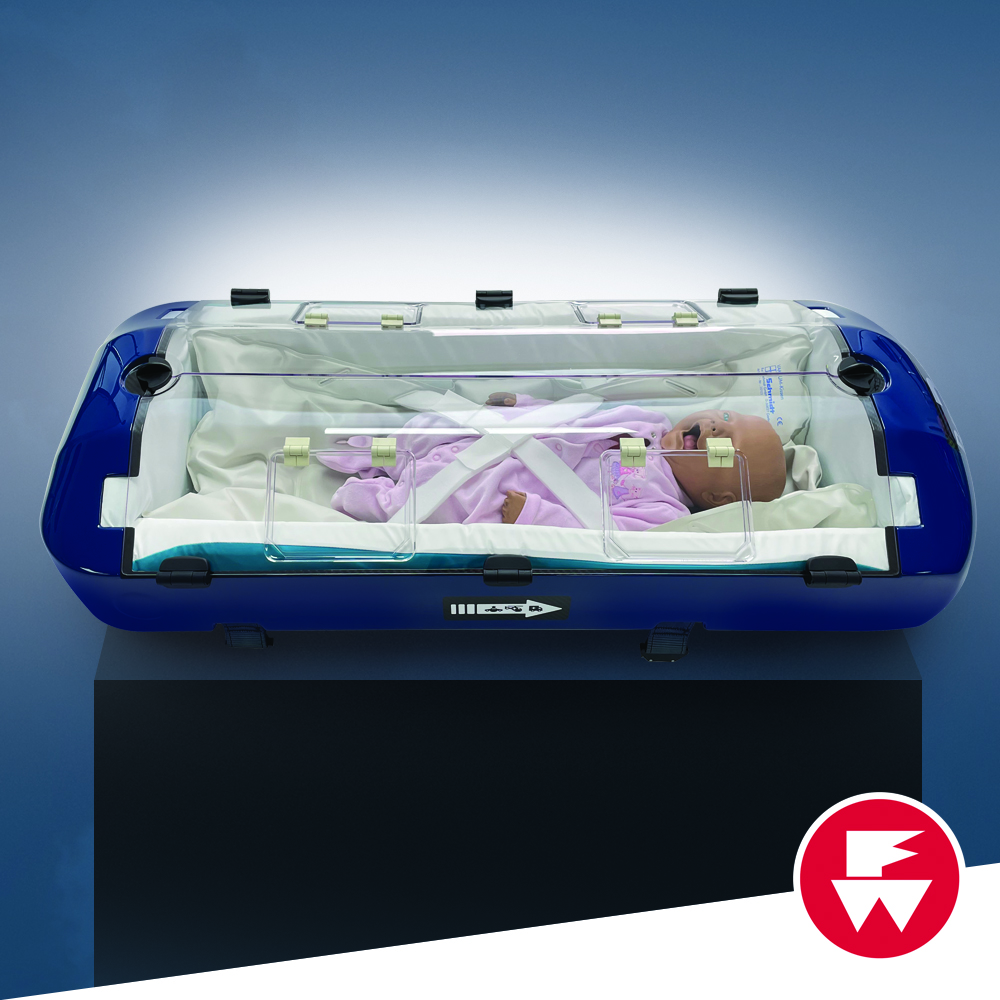 BabyPods are the best baby transport solution. Transferring neonates presents particular challenges; ensuring a stable temperature for the baby, constant clinical monitoring and maintaining safety throughout the journey.