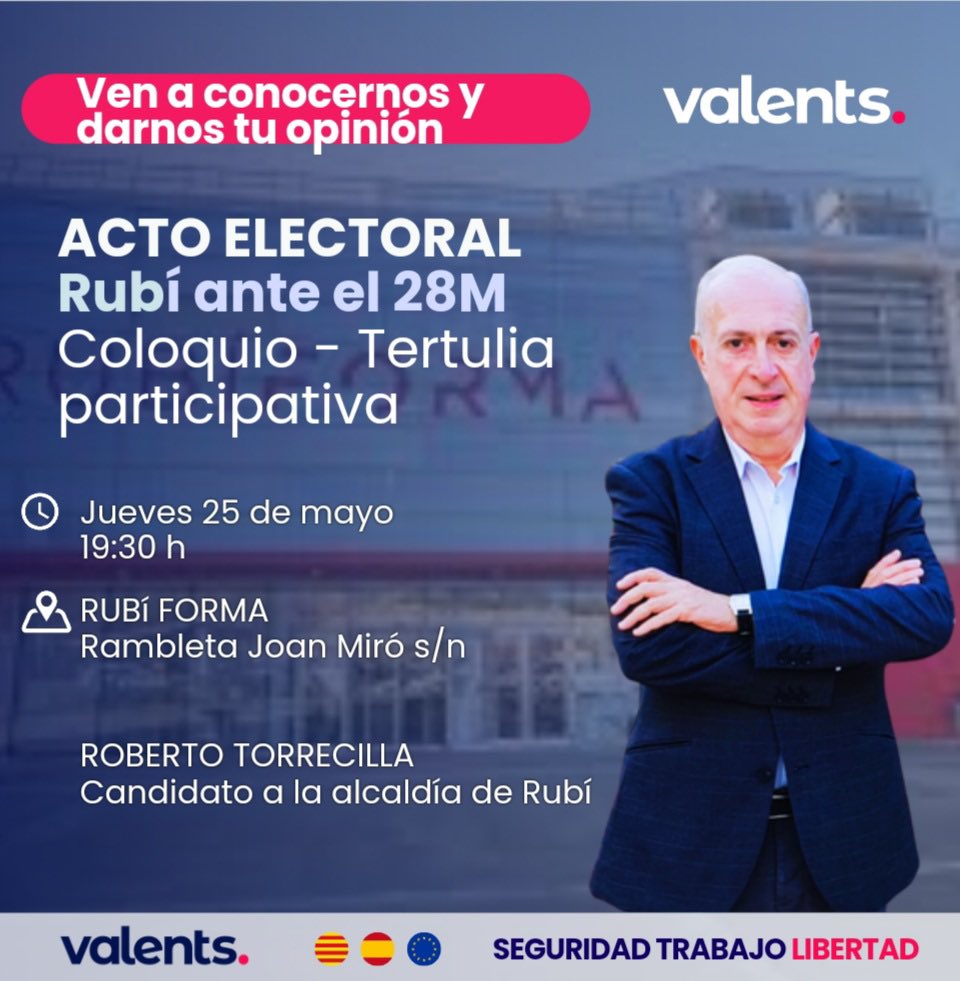 juanarza's tweet photo. Esta tarde estaré con @roblittletower y los compañeros de @valents_cat en Rubí.
¡Os esperamos! https://t.co/k52vLEdrOX