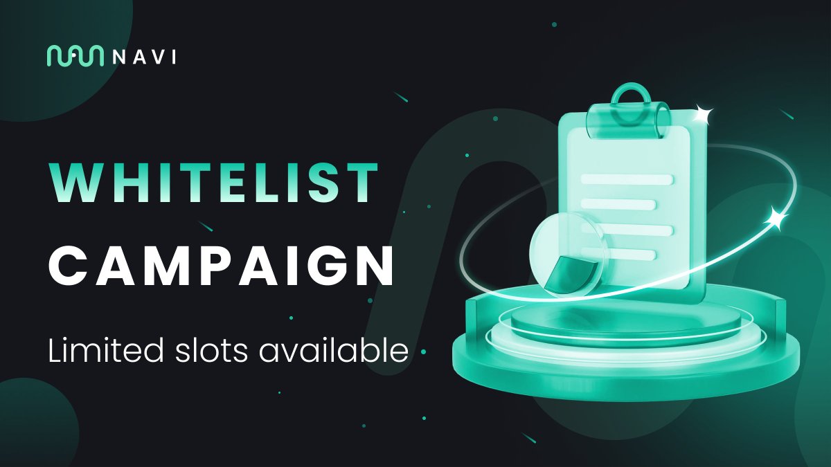 Navi Protocol's testnet is on the horizon and to celebrate, we will be giving away $250 USDT + 25 whitelist spots shared amongst 25 random, lucky winners. 🚀🔥

Campaign starts 26th May and ends 8th June 👀

Get ready:
taskon.xyz/campaign/detai…

Big things are heading your way 🌊