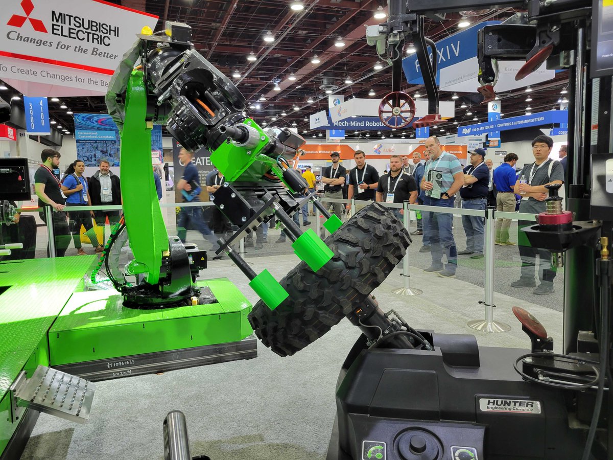 We've had such an exciting time at Automate 2023! Join us for the last day as we join industry titans Kawasaki to show off the latest and greatest in robotics!