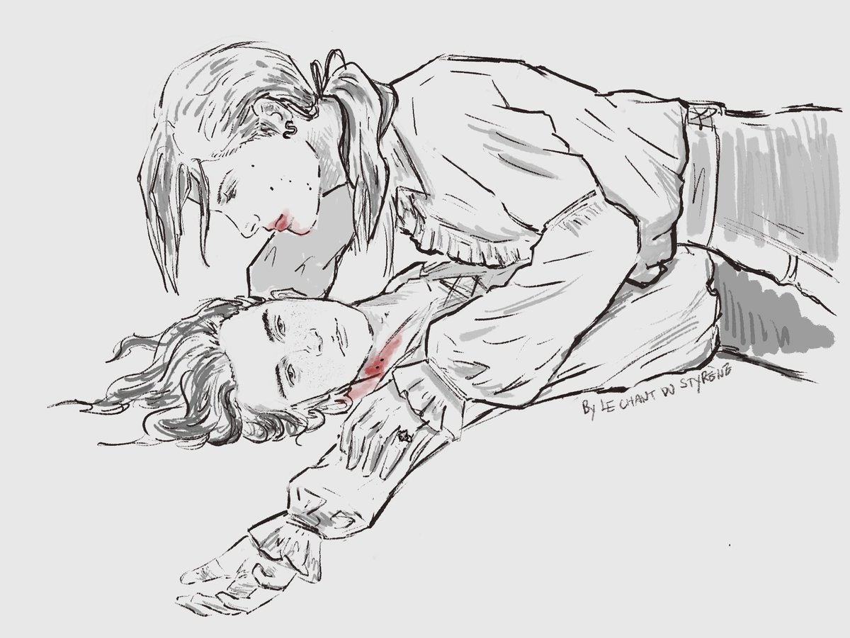 Continue indulging in my current obsession of vampire Ominis and Sebastian 
#sebastiansallow #ominisgaunt #InterviewWithTheVampire