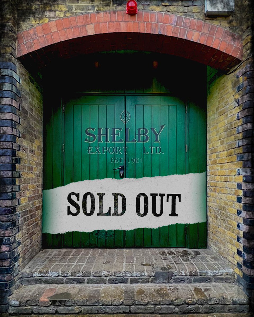 Going out with a f***ing great big bang… 💥 

All final performances of Peaky Blinders: The Rise in London are sold out.

Sign up to our newsletter to find out about future performances: bit.ly/PeakySignUp 👊

#ImmersivePeakyBlinders