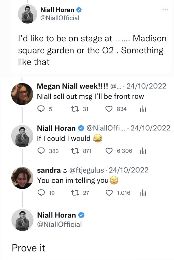 niallernroses's tweet photo. niall horan the show live on tour at madison square garden is very real and happening next year! this is gonna be huge for niall and i'm so proud 🥹🤍 https://t.co/hivYjw47nw