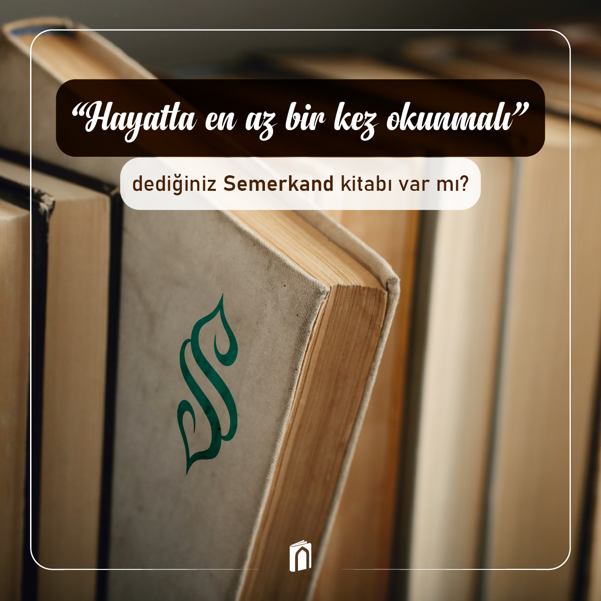 💬 Yorumlarda buluşalım...

⁉️ 'Hayatta en az bir kez okunmalı' dediğiniz Semerkand kitabı var mı?

📚 #iyiokuriyikitapokur #semerkandkitap #haftasonu #yorum #fikir #soru #cevap #kitapokuyorum #kitaptavsiyesi #kitap #okumak #kitapsözü #kitapalıntısı #paylaş